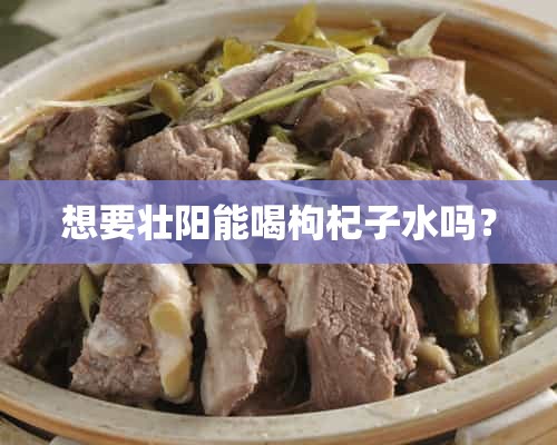 想要壮阳能喝枸杞子水吗？