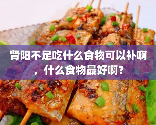 肾阳不足吃什么食物可以补啊，什么食物最好啊？